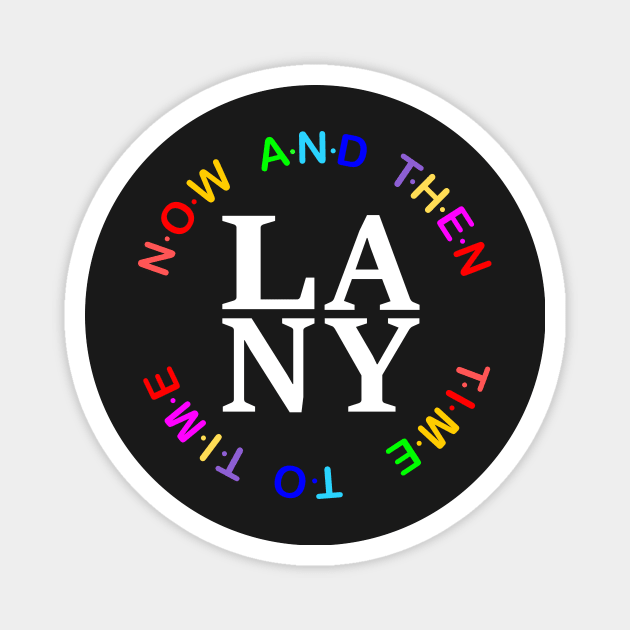 Los Angeles and New York. (Color Version) Magnet by Koolstudio